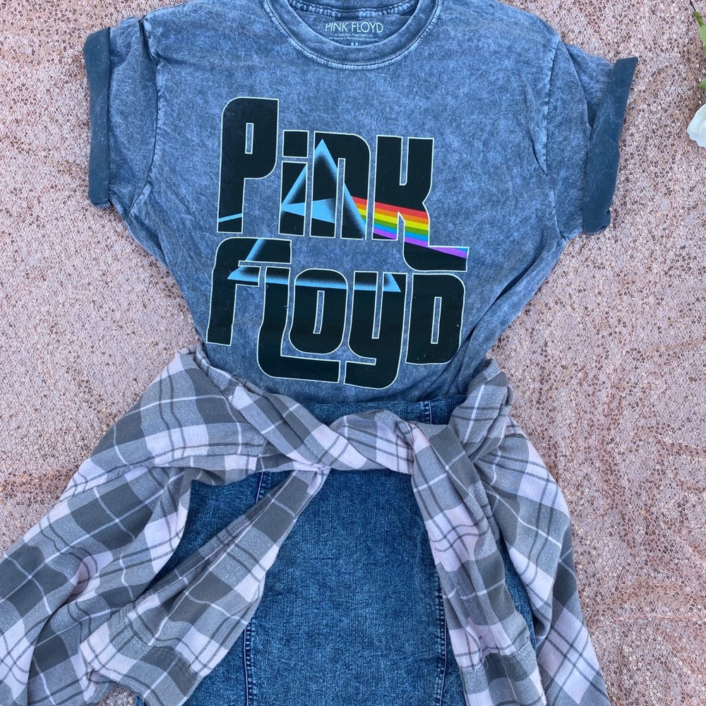 Pink Floyd crop shirt
